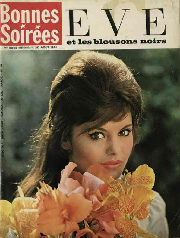 BONNES SOIREES magazine side cover Issue 2062 20 August 1961