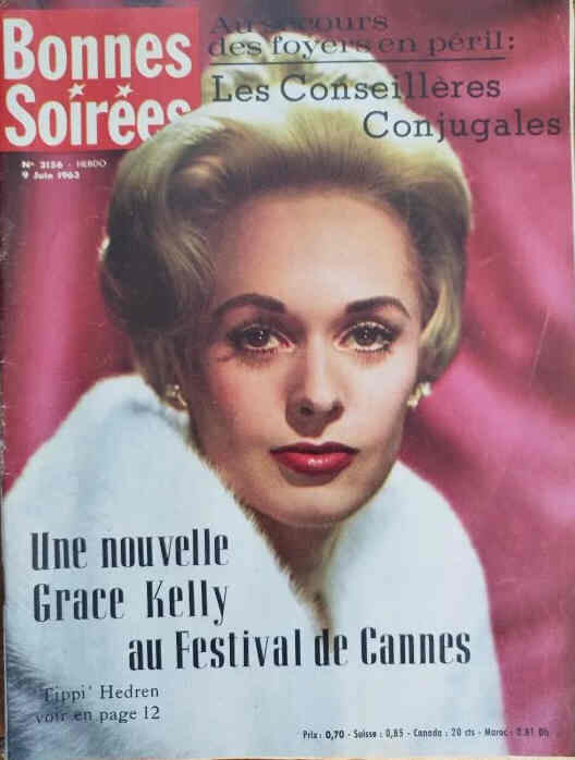 BONNES SOIREES magazine side cover Issue 2156 9 June 1963