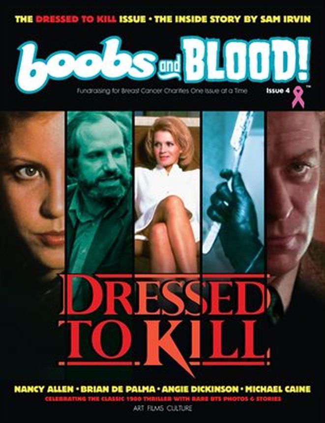 BOOBS AND BLOOD magazine side cover Issue 4  December 2020
