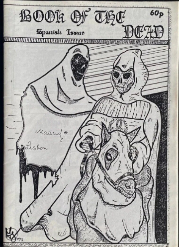 BOOK OF THE DEAD magazine side cover  Special   1992