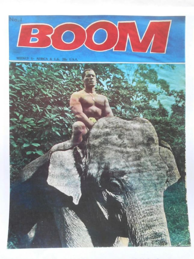 BOOM magazine side cover Issue 1   1969