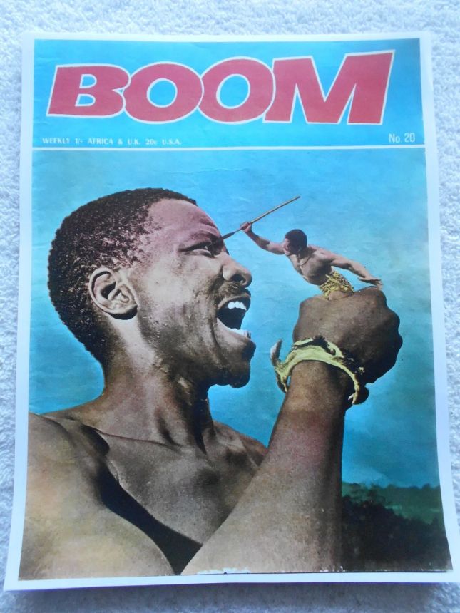 BOOM magazine side cover Issue 20   1970