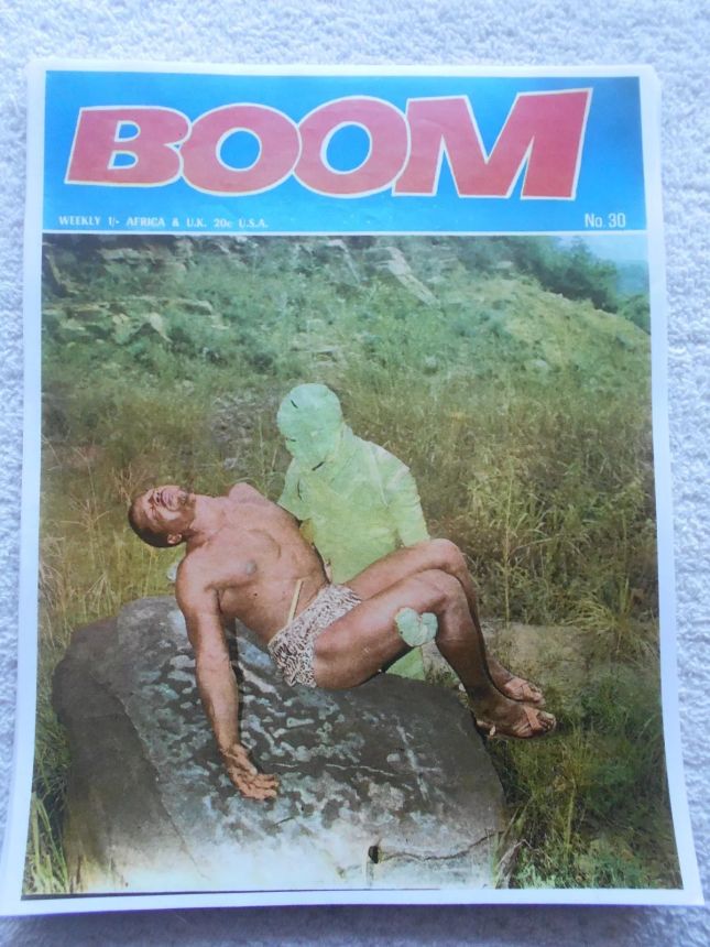 BOOM magazine side cover Issue 30   1970
