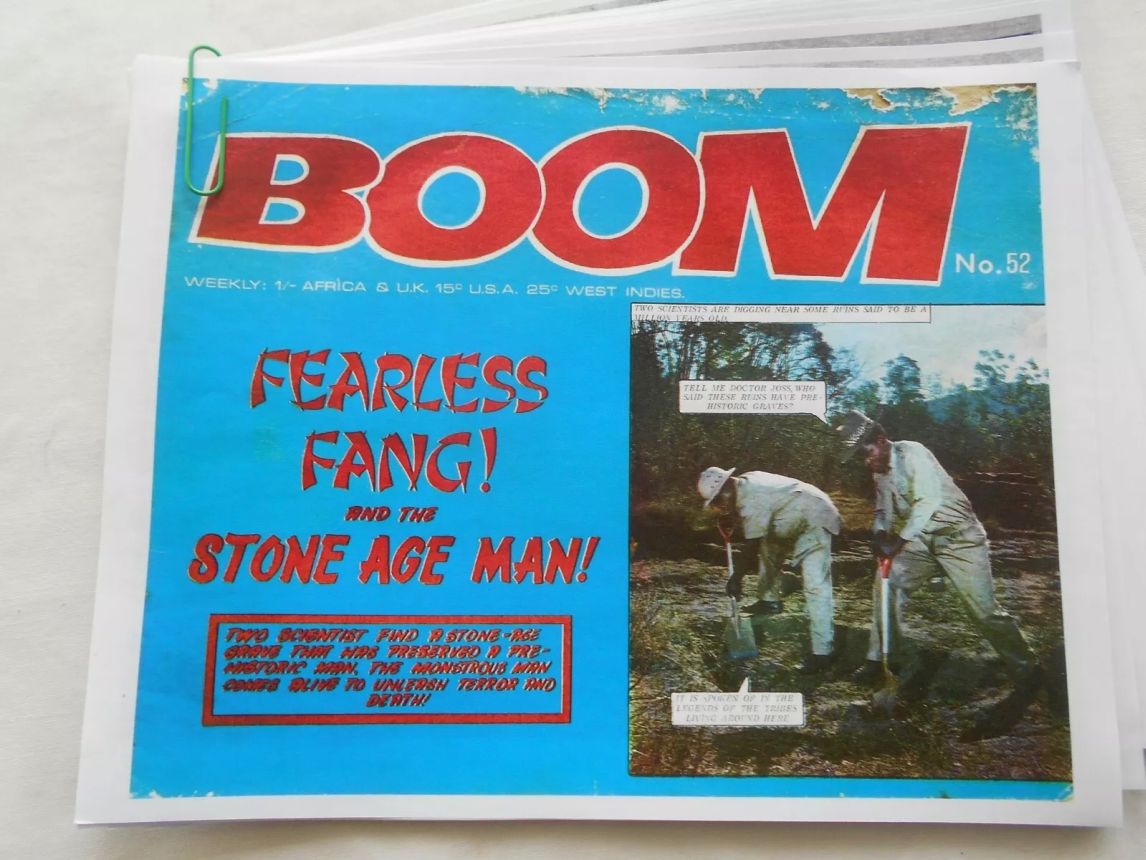 BOOM magazine side cover Issue 52   1970