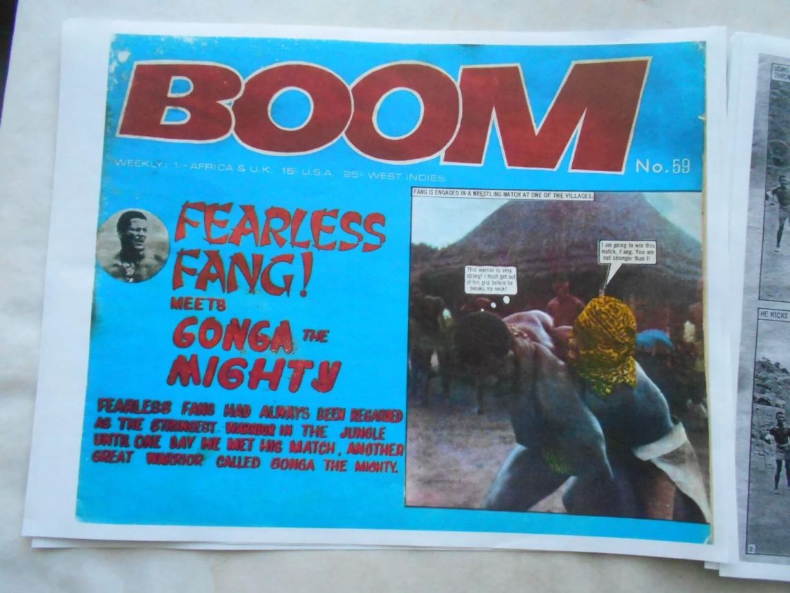 BOOM magazine side cover Issue 59   1970