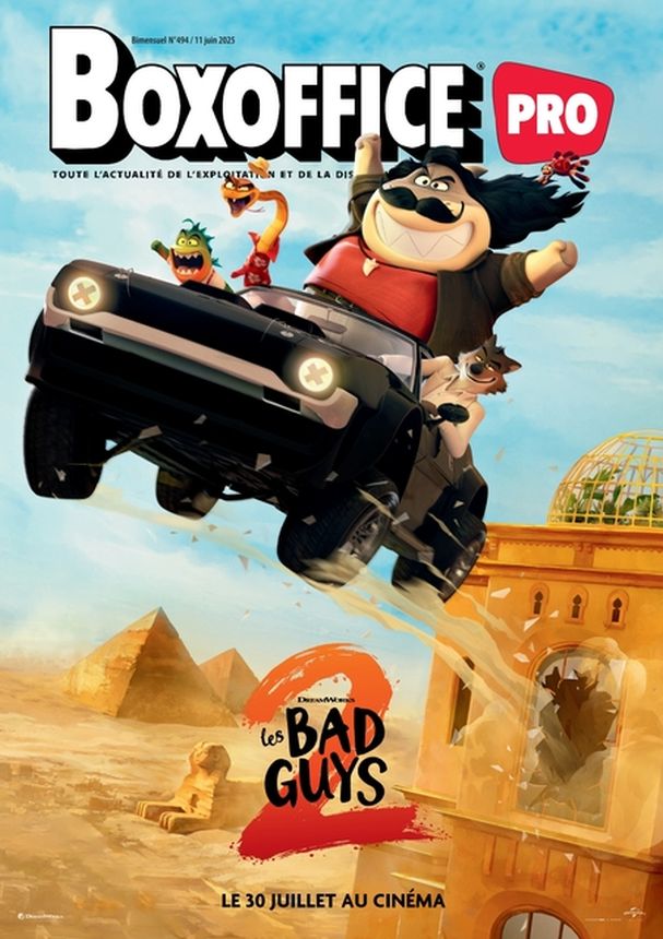 BOXOFFICE PRO magazine side cover Issue 494 11 June 2025