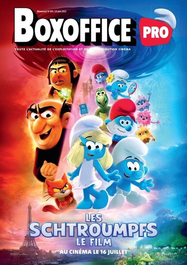 BOXOFFICE PRO magazine side cover Issue 495 25 June 2025
