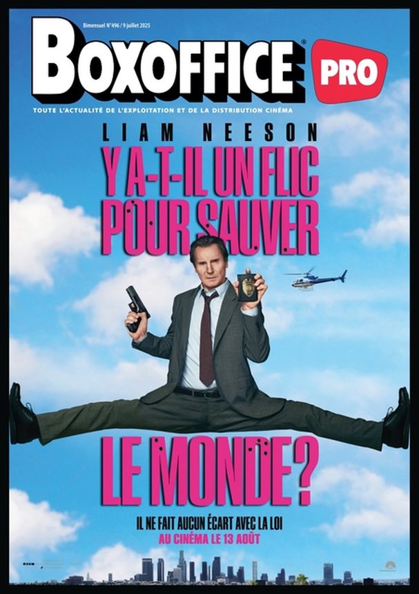 BOXOFFICE PRO magazine side cover Issue 496 9 July 2025