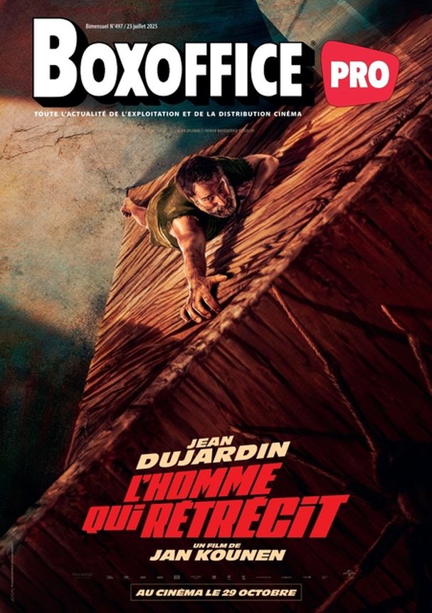 BOXOFFICE PRO magazine side cover Issue 497 23 July 2025