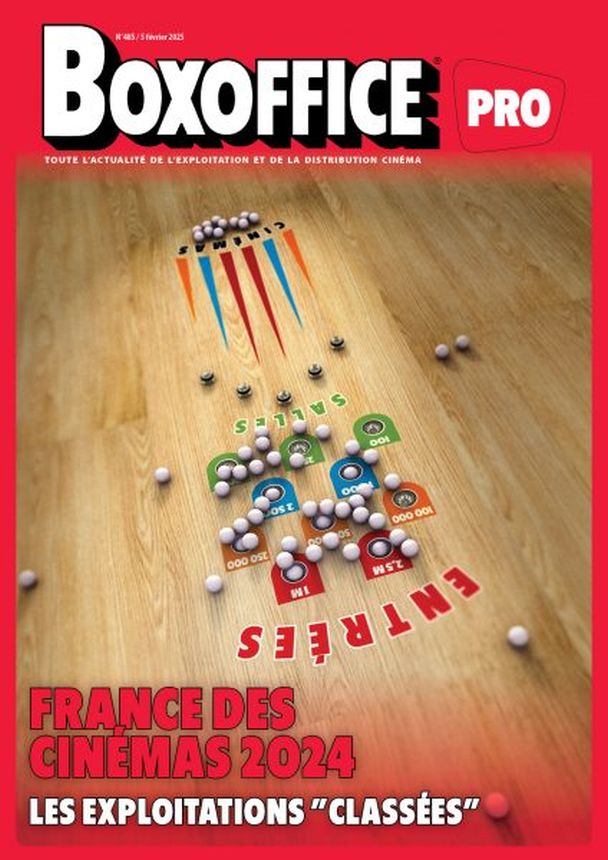 BOXOFFICE PRO magazine side cover Issue 485 5 February 2025
