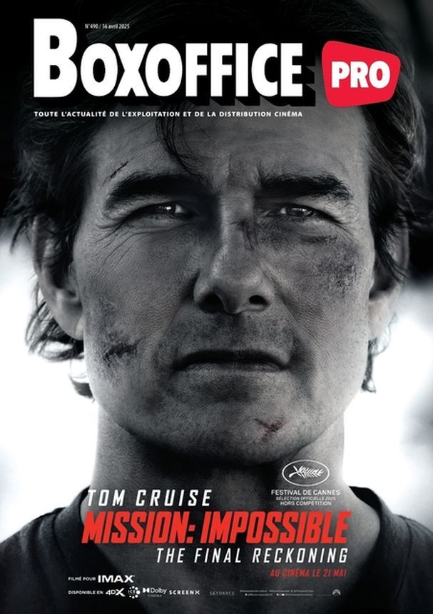 BOXOFFICE PRO magazine side cover Issue 490 16 April 2025
