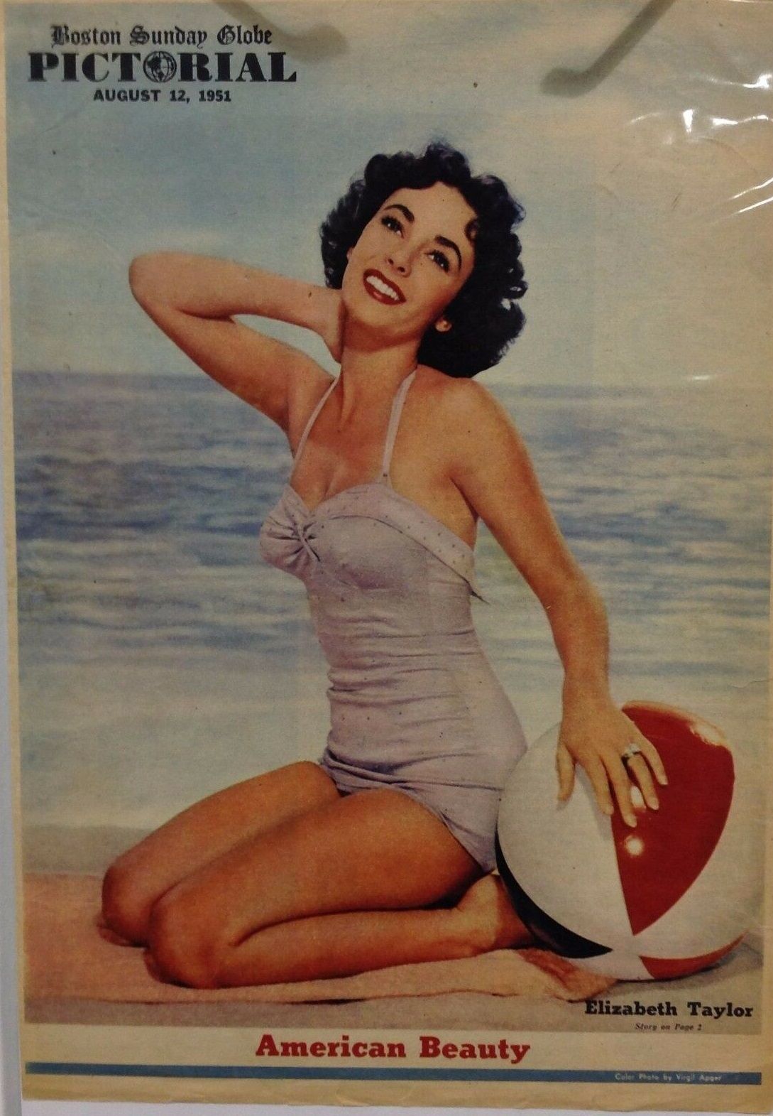 BOSTON SUNDAY GLOBE PICTORIAL magazine cover