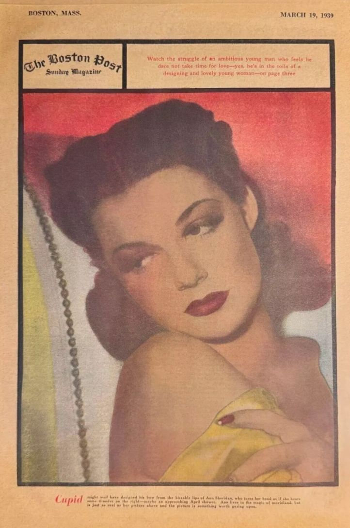 BOSTON POST magazine side cover 19 March 1939