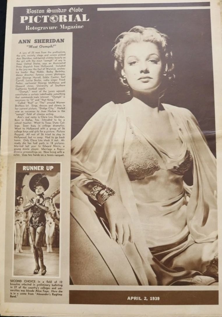 BOSTON SUNDAY GLOBE PICTORIAL magazine side cover 29 April 1939