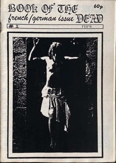 BOOK OF THE DEAD magazine side cover Issue 2 February 1991