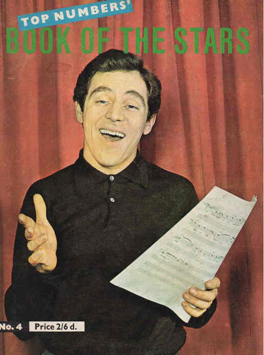 TOP NUMBERS BOOK OF THE STARS magazine side cover Issue 4  1960