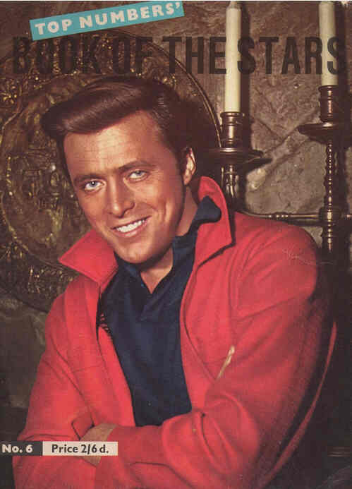 TOP NUMBERS BOOK OF THE STARS magazine side cover Issue 6  1961