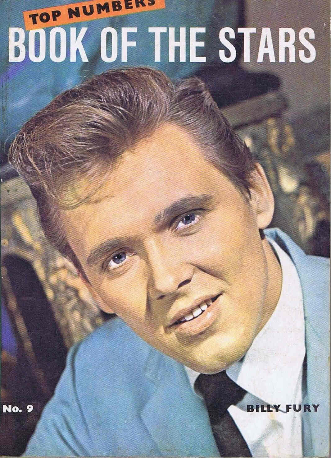 TOP NUMBERS BOOK OF THE STARS magazine side cover Issue 9  1962