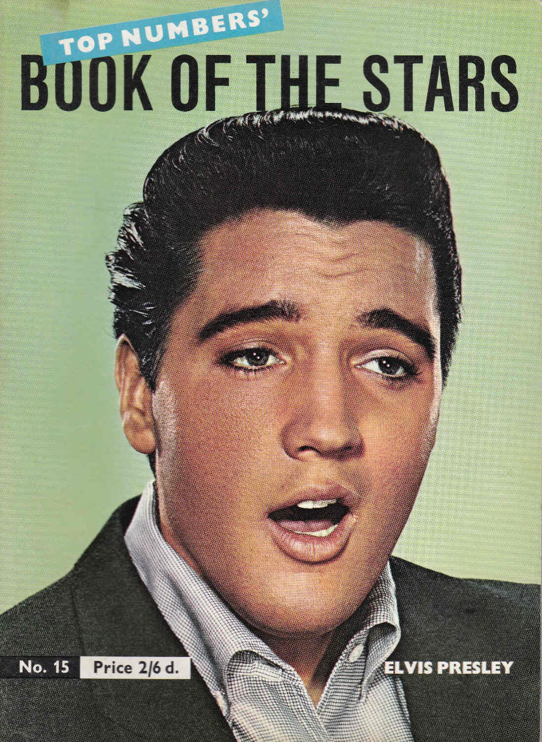 TOP NUMBERS BOOK OF THE STARS magazine side cover Issue 15  1963