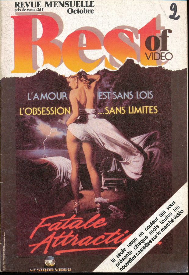BEST OF VIDEO magazine side cover Issue 2   1987