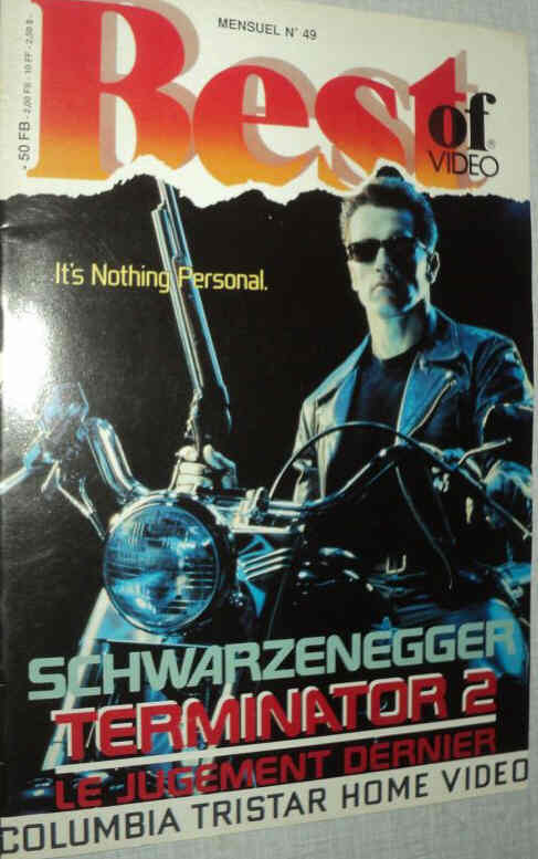 BEST OF VIDEO magazine side cover Issue 49   1992