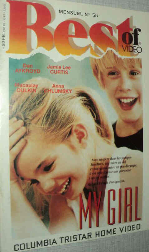 BEST OF VIDEO magazine side cover Issue 55   1992
