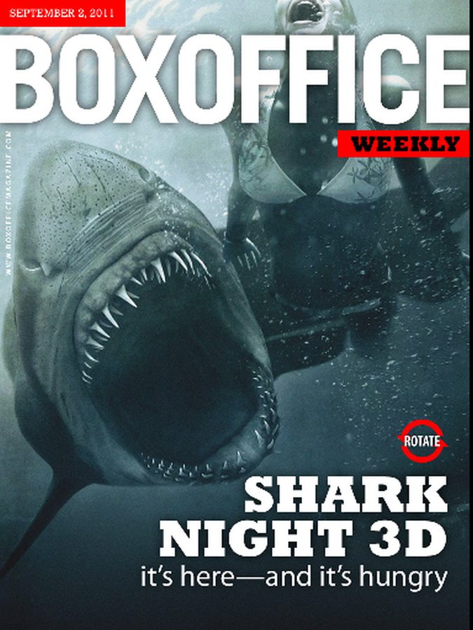 BOXOFFICE WEEKLY magazine side cover 2 September 2011