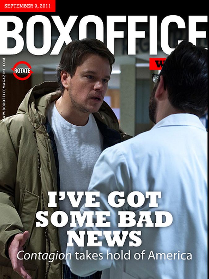 BOXOFFICE WEEKLY magazine side cover 9 September 2011
