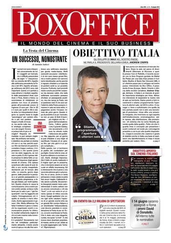 BOX OFFICE magazine side cover Issue 11 15 June 2013