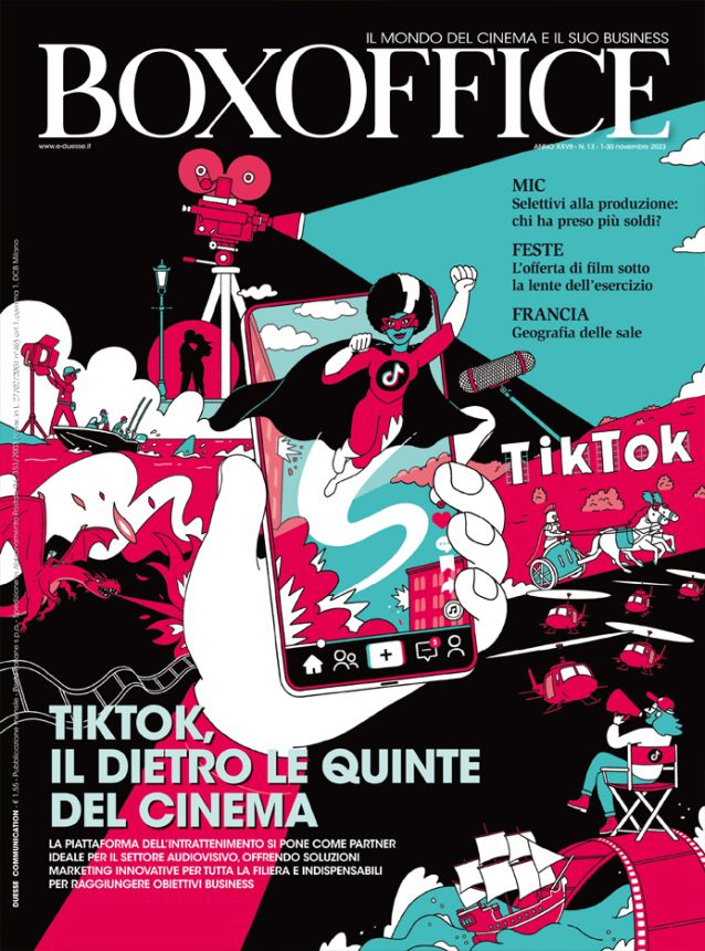 BOX OFFICE magazine side cover  November 2023