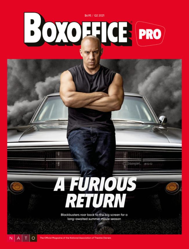 BOXOFFICE magazine side cover  June 2021