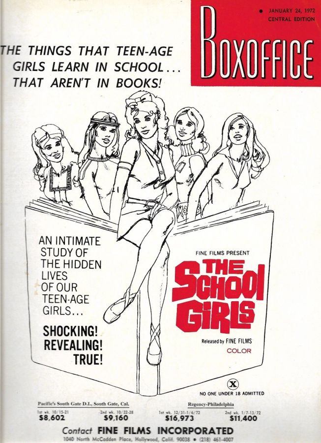 BOXOFFICE magazine side cover 24 January 1972