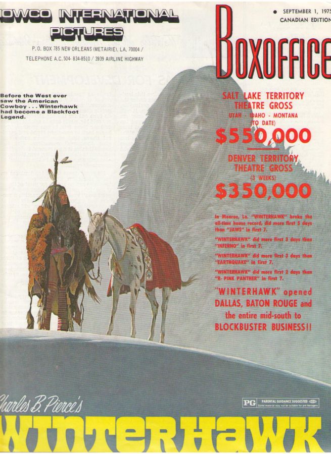 BOXOFFICE magazine side cover 1 September 1975
