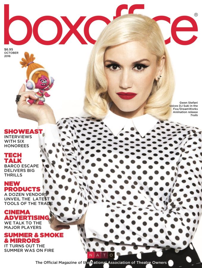 BOXOFFICE magazine side cover  October 2016
