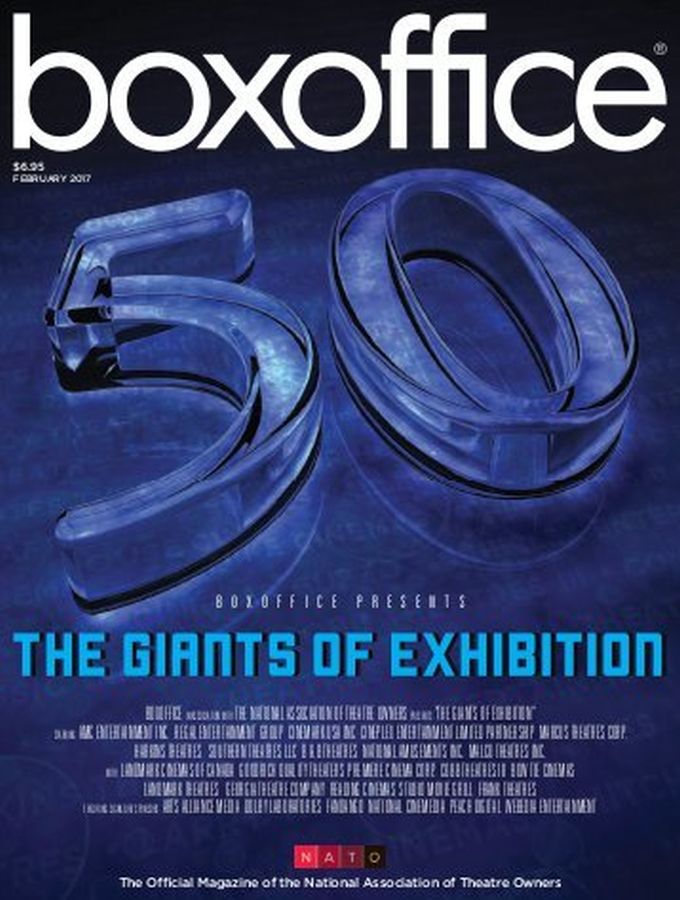 BOXOFFICE magazine side cover  February 2017