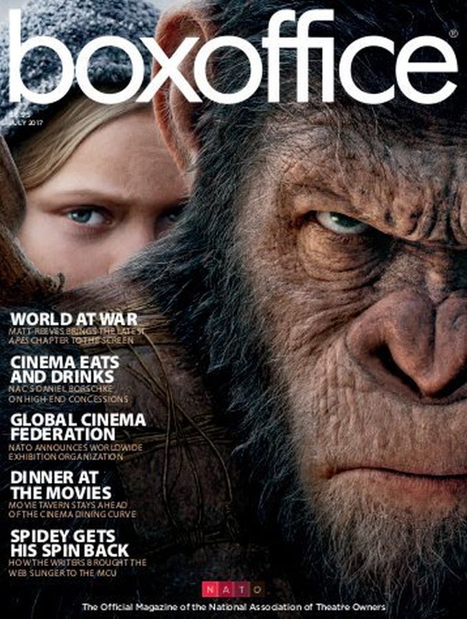 BOXOFFICE magazine cover  July 2017