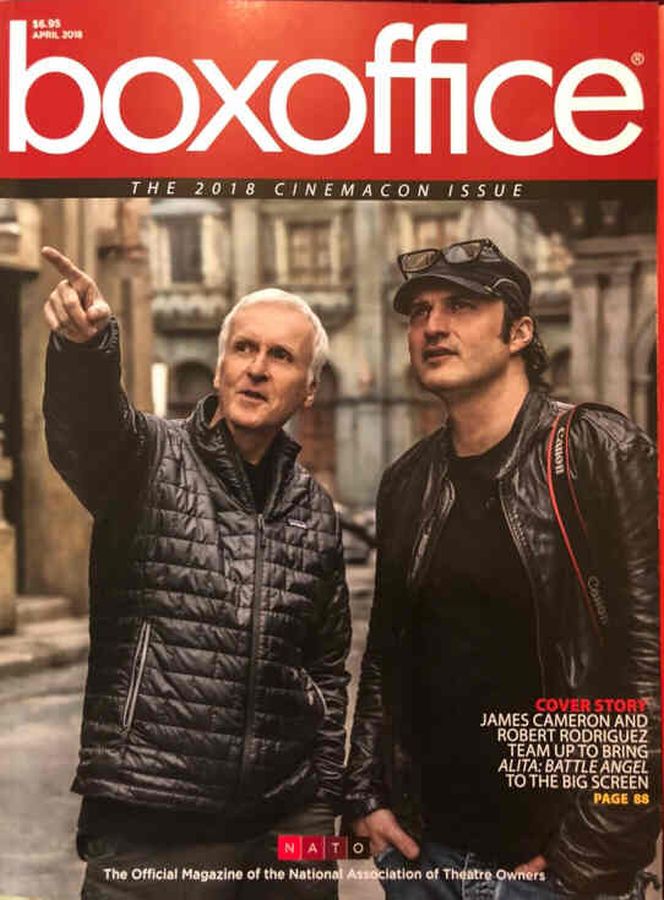 BOXOFFICE magazine side cover  April 2018