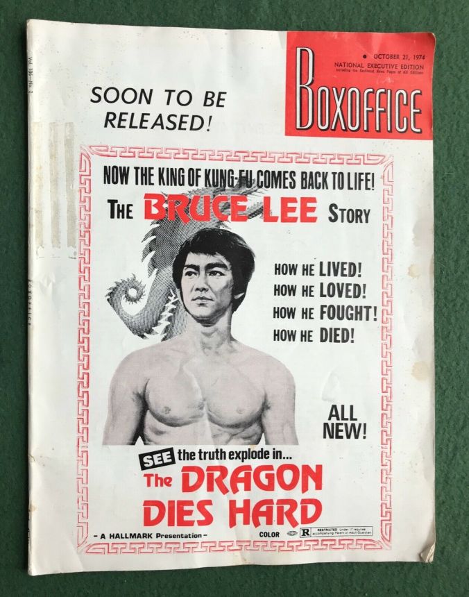 BOXOFFICE magazine side cover 21 October 1974
