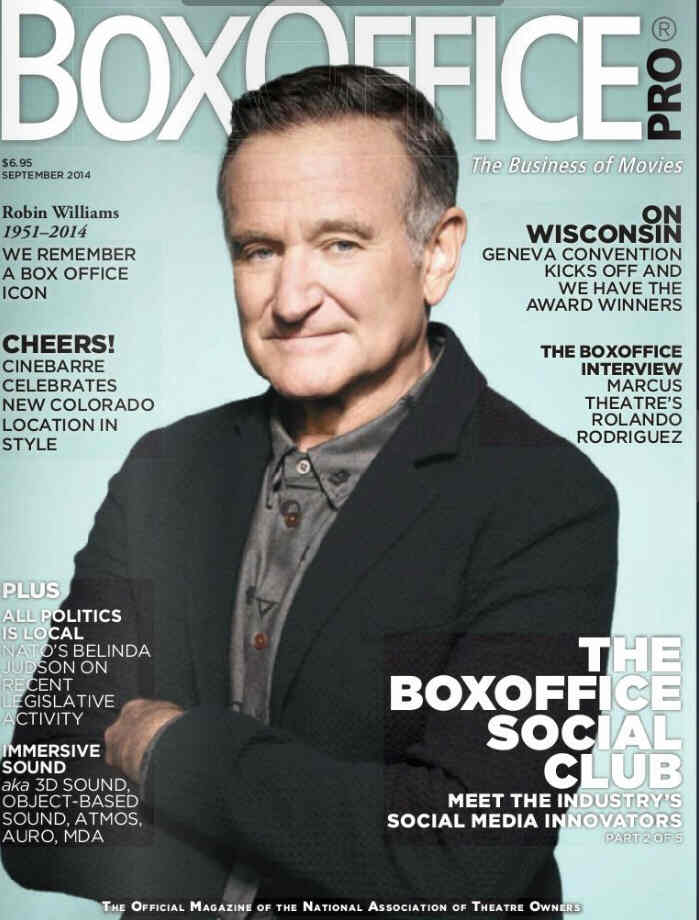 BOXOFFICE magazine cover September 2014