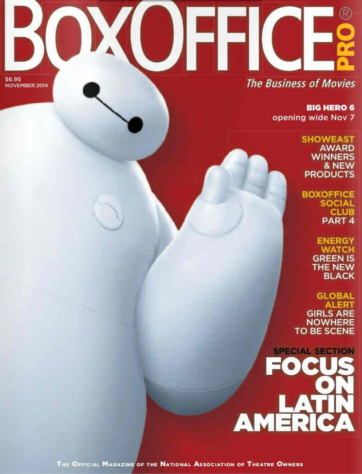 BOXOFFICE magazine side cover November 2014