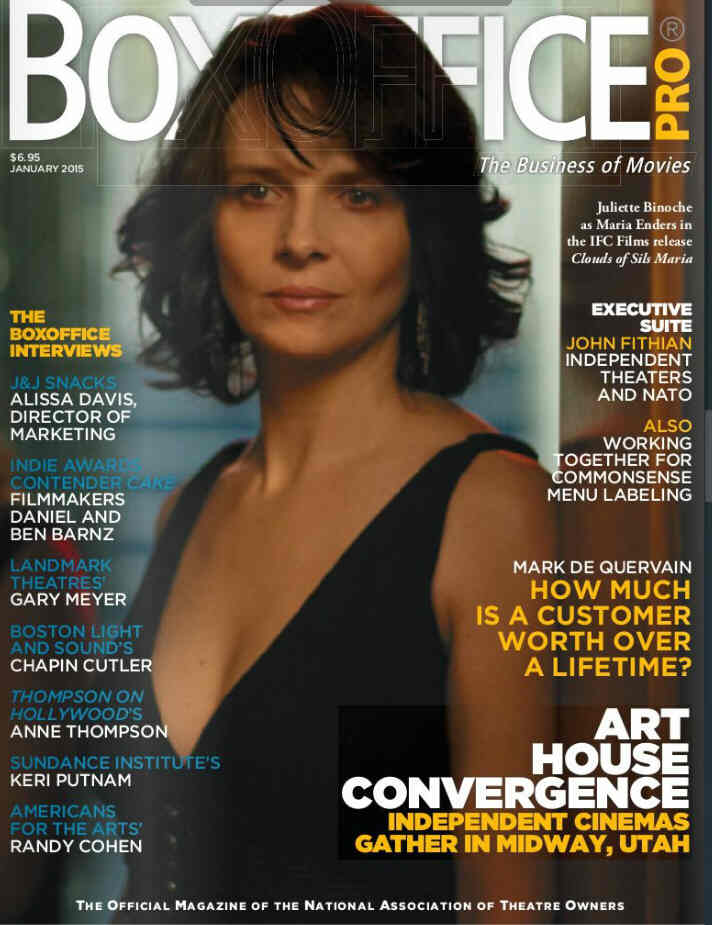 BOXOFFICE magazine side cover January 2015
