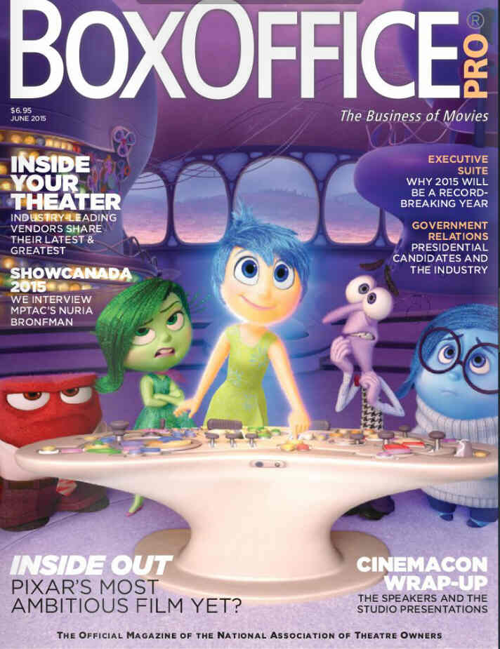 BOXOFFICE magazine cover June 2015
