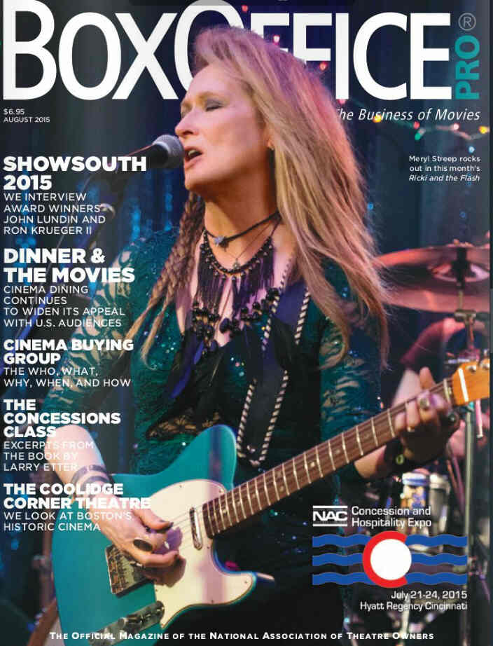 BOXOFFICE magazine side cover August 2015