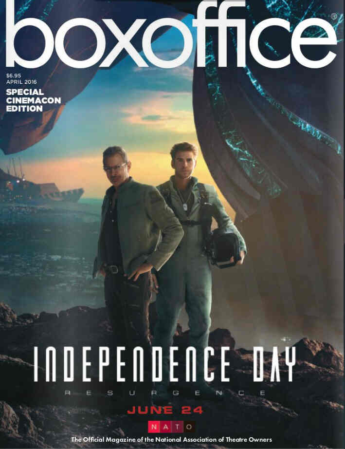 BOXOFFICE magazine side cover April 2016