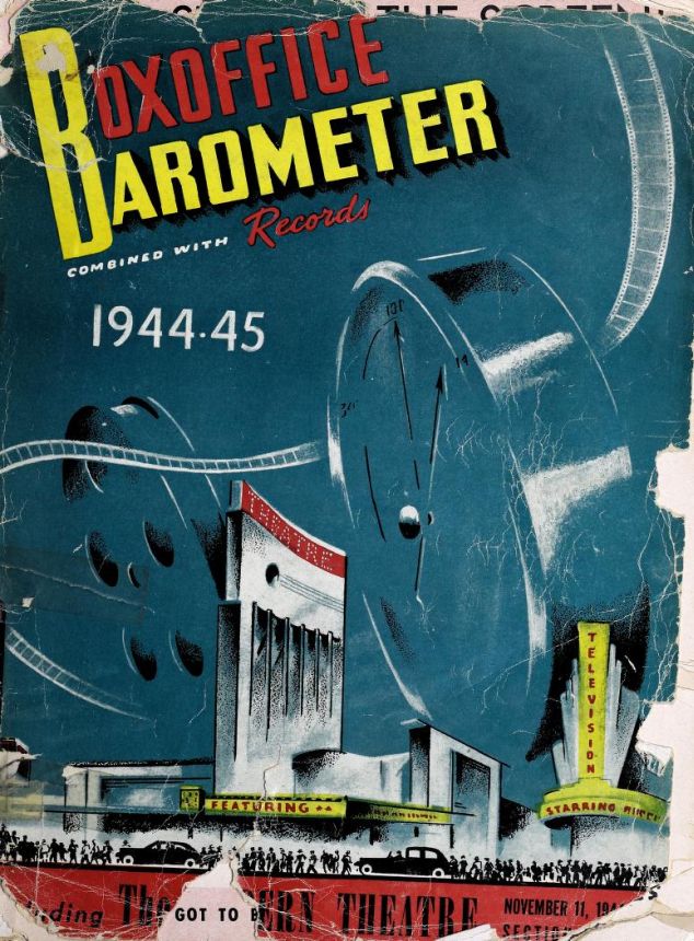 BOX OFFICE BAROMETER magazine side cover 11 November 1944