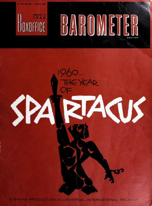 BOX OFFICE BAROMETER magazine side cover 29 February 1960