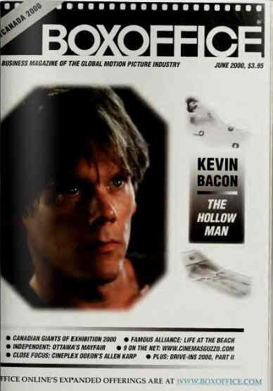 BOXOFFICE magazine side cover June 2000