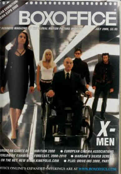 BOXOFFICE magazine side cover July 2000