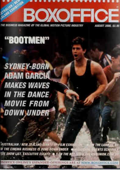 BOXOFFICE magazine side cover August 2000