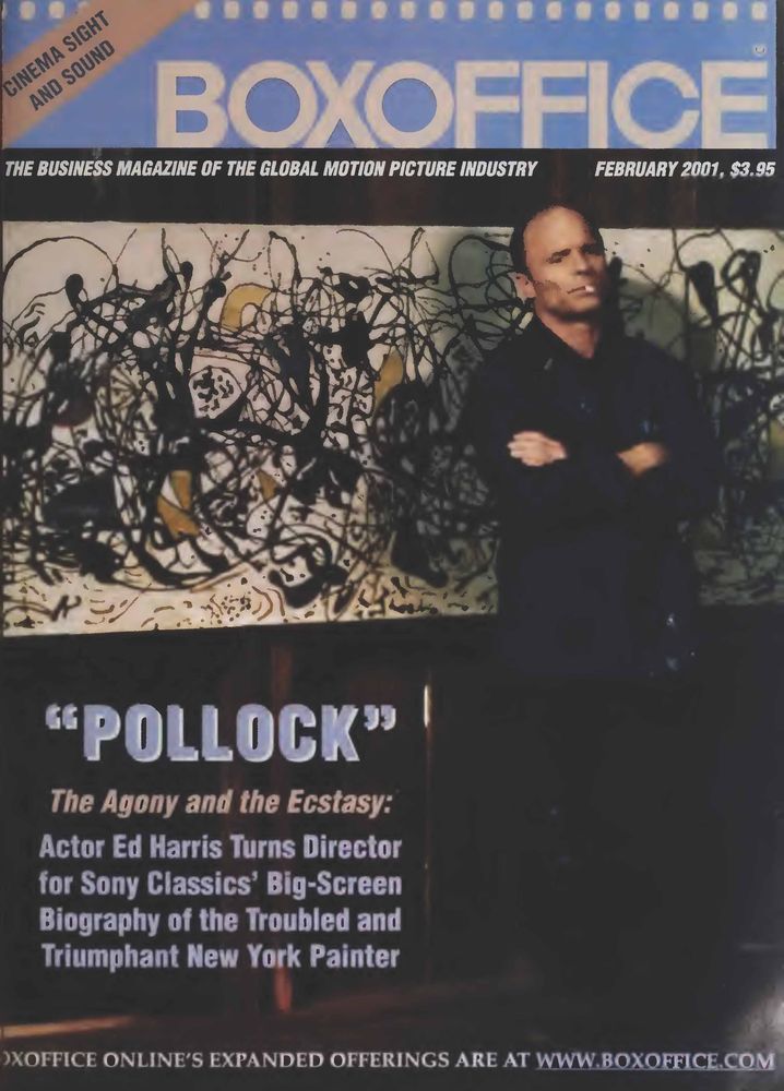 BOXOFFICE magazine side cover February 2001